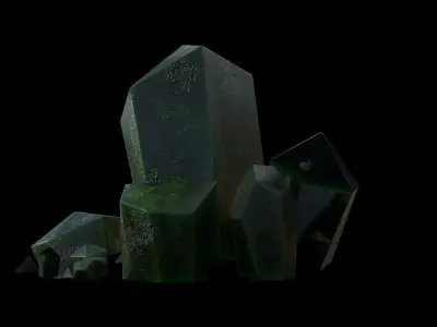 Dark Crystal Free low-poly 3D model