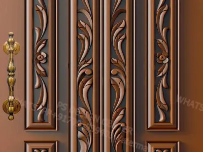 cnc door design ne model 3D model
