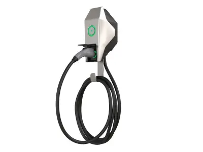 EV Charger 04 Low-poly 3D model
