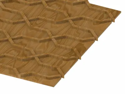 Decorative panel STL 3D model 14