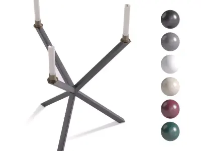 Candleholder Tripod by NEB 3D model