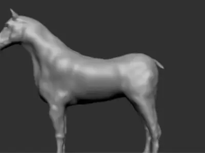 Horse Textured 3d Model 3D model