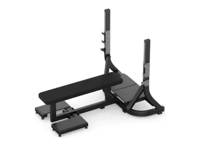 Technogym Pure Olympic Flat Bench  3D model