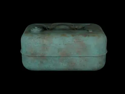 Canister Low-poly 3D model