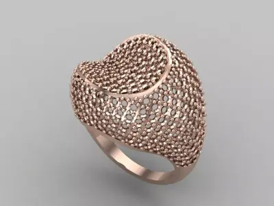 Women Ring STL Womens Ring 3d models 3D print model 3D print model