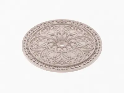 Classic Ceiling Medallion 64 3D model