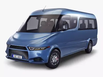Generic Passenger Van v 1 3D model