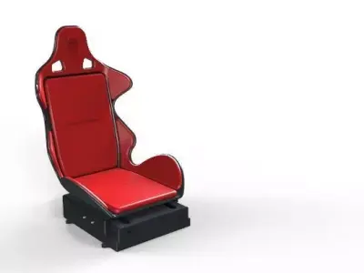 sports chair with its chair holder 3D model