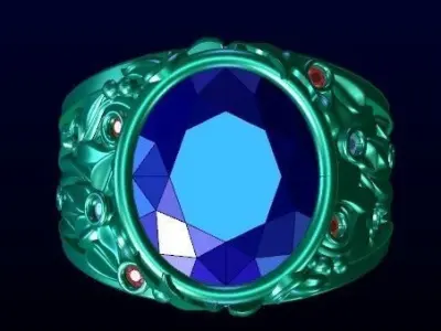 Fashion Ring Ready Printable Model 3D print model 3D print model 3D print model