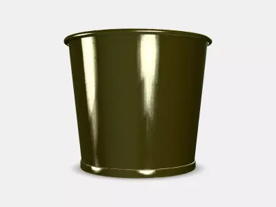 DAIDAI Plant pot 2 Low-poly 3D model