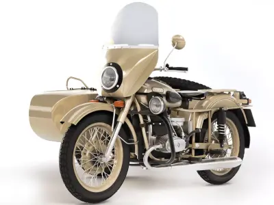 Ural M67-36 1982 3D model