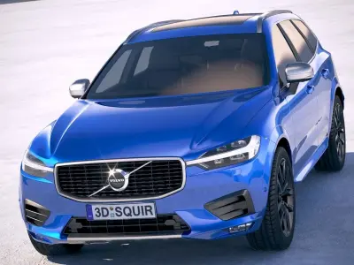 Volvo XC60 R-Design 2018 3D model