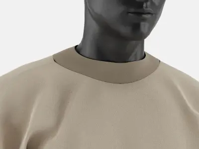 Sport Clothes Couple Set 02 3D model