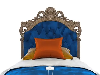 Venedik Bed Low-poly 3D model