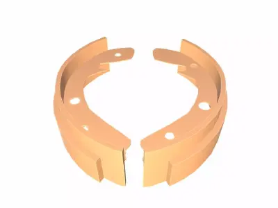 Brake Shoe Low-poly 3D model