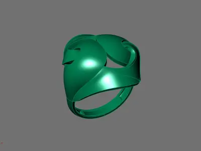 Women Ring Plain Ring Ready STL 3DM Models Womens Rings 3D print model 64