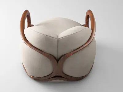 Giorgetti Hug armchair 3D model