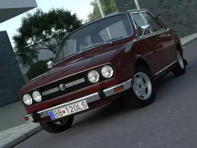 Skoda 120 LS 1977 3D model