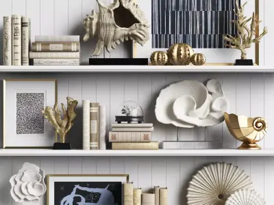 Decor Set 19 3D model buy