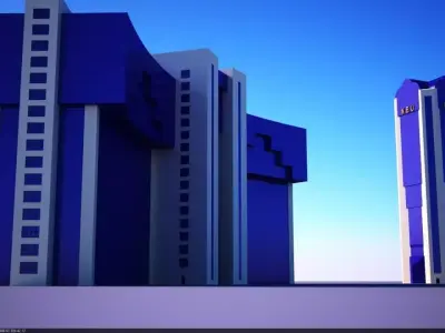 NBU National Bank Uzbekistan 3D model