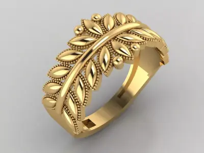 Woman Rings 3D print model