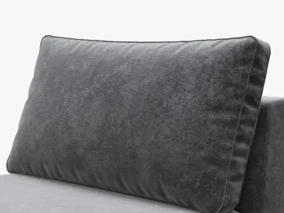 Slub Velvet Edlyn Chair by Anthropologie 3D model