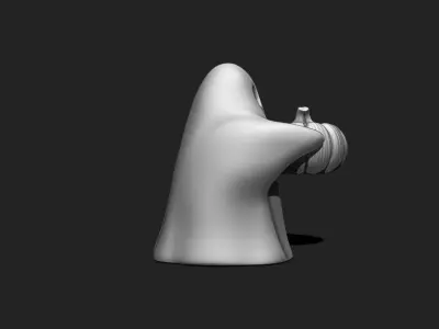 Ghost Pumpkin Halloween - 3D STL File for 3D Printing - Decor 3D print model