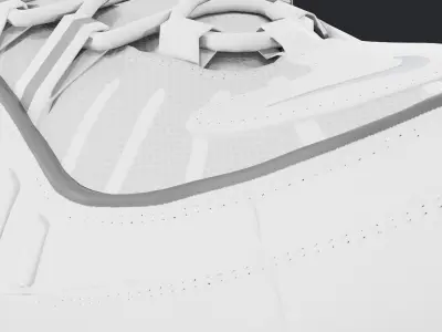 Nike Air Max 98 sneakers Low-poly 3D model