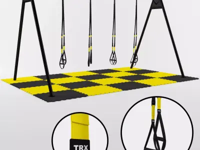 TRX GYM 3D model