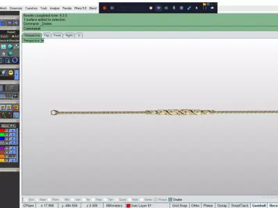 Light Wieght Bracelet 8 gr 3D print model