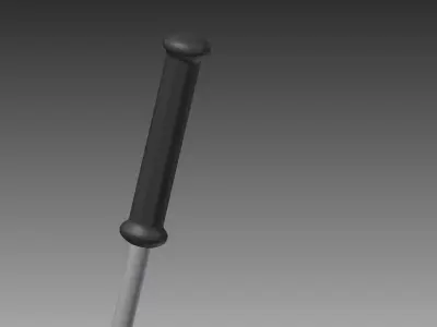 golf club ball and tee Free 3D model