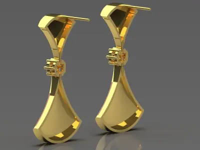 luxury jewelry earring je0100 3D print model