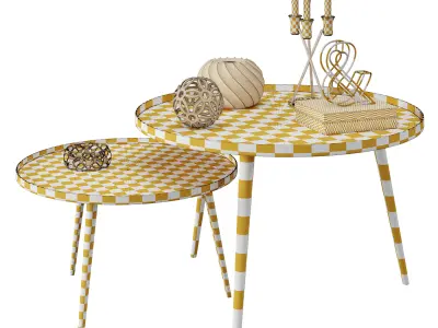 Decorative set 01 3D model