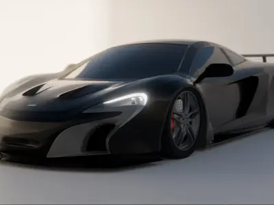 McLaren P1 - MP4-C Liberty Walk 3D model