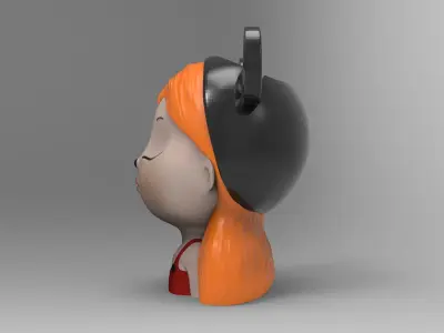 Cute girls and boys planters 9 - STL for 3d printing 3D print model