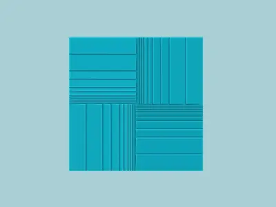 Wall Panel A07 Lines - Interior Design Decoration 3D print model