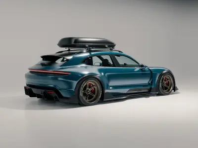 Porsche Taycan Turbo Modified 3D model