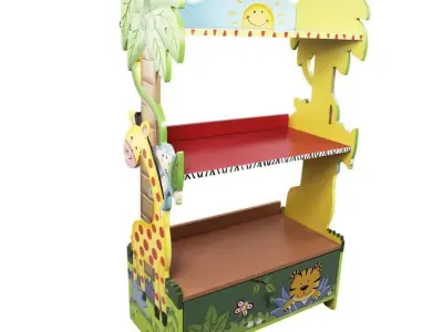 Erwon Zoomie Kids Bookcases 3D model