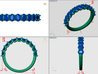 Weeding bend with u setting 3D print model