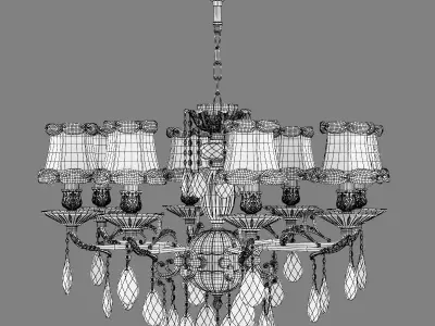 701081 Fiocco Osgona Chandelier 3D model
