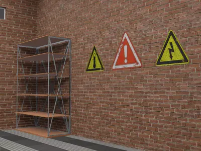 Warehouse loft V2 3D model