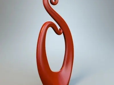 Abstract Figure m016 P 3D print model