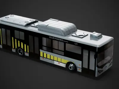 BYD K9 BUS Low-poly 3D model