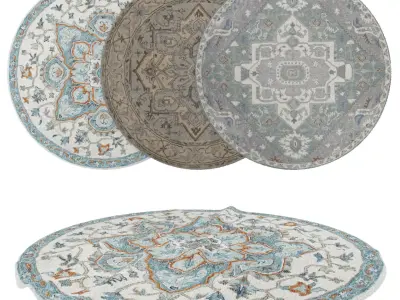 Rugs No 858 Low-poly 3D model