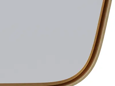 Wall Mirror Shape Brass by Kare Design 3D model