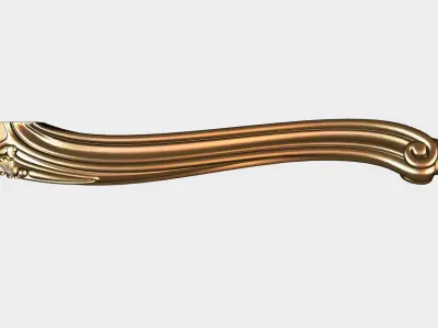 Carved decor for cnc 74 3D model