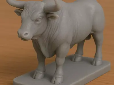 Bull Print 3D print model
