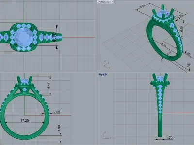 ring code  484 3D print model