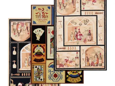 Rug Set 2394 3D model