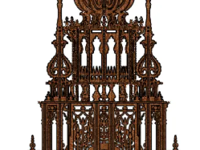 clock tower 3D model get